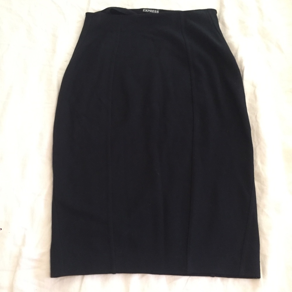 Express Black Pencil Skirt